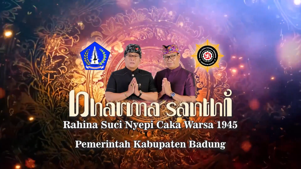 Pelaksanaan Dharma Santhi Rahina Suci Nyepi Caka Warsa 1945, bertempat di Balai Budaya Giri Nata Mandala, Pusat Pemerintahan Kabupaten Badung, pada tanggal 02 Mei 2023.
